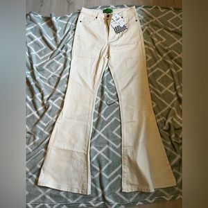 NWT Sandrine Rose/Free People Jeans Flare Leg - Alps color size 30